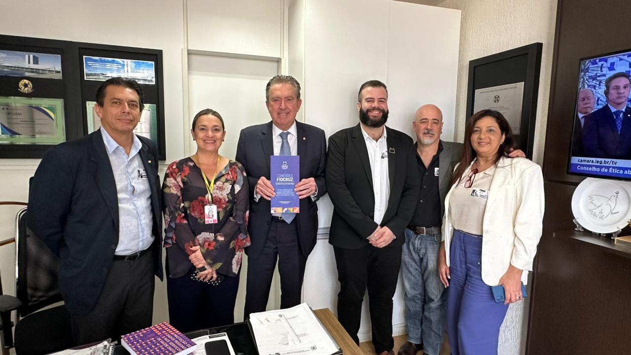 Luciano Ducci recebe diretores da Fiocruz em Brasília